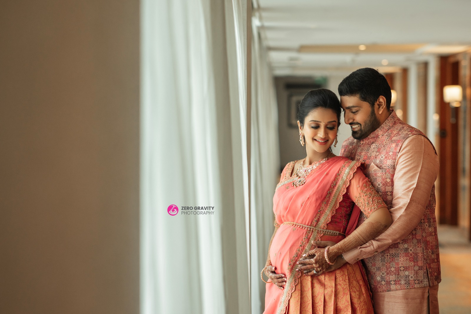 Maternity shoot pose for welcoming new born baby in Lodhi Road in Delhi  India, Maternity photo shoot done by parents for welcoming their child  Stock Photo - Alamy