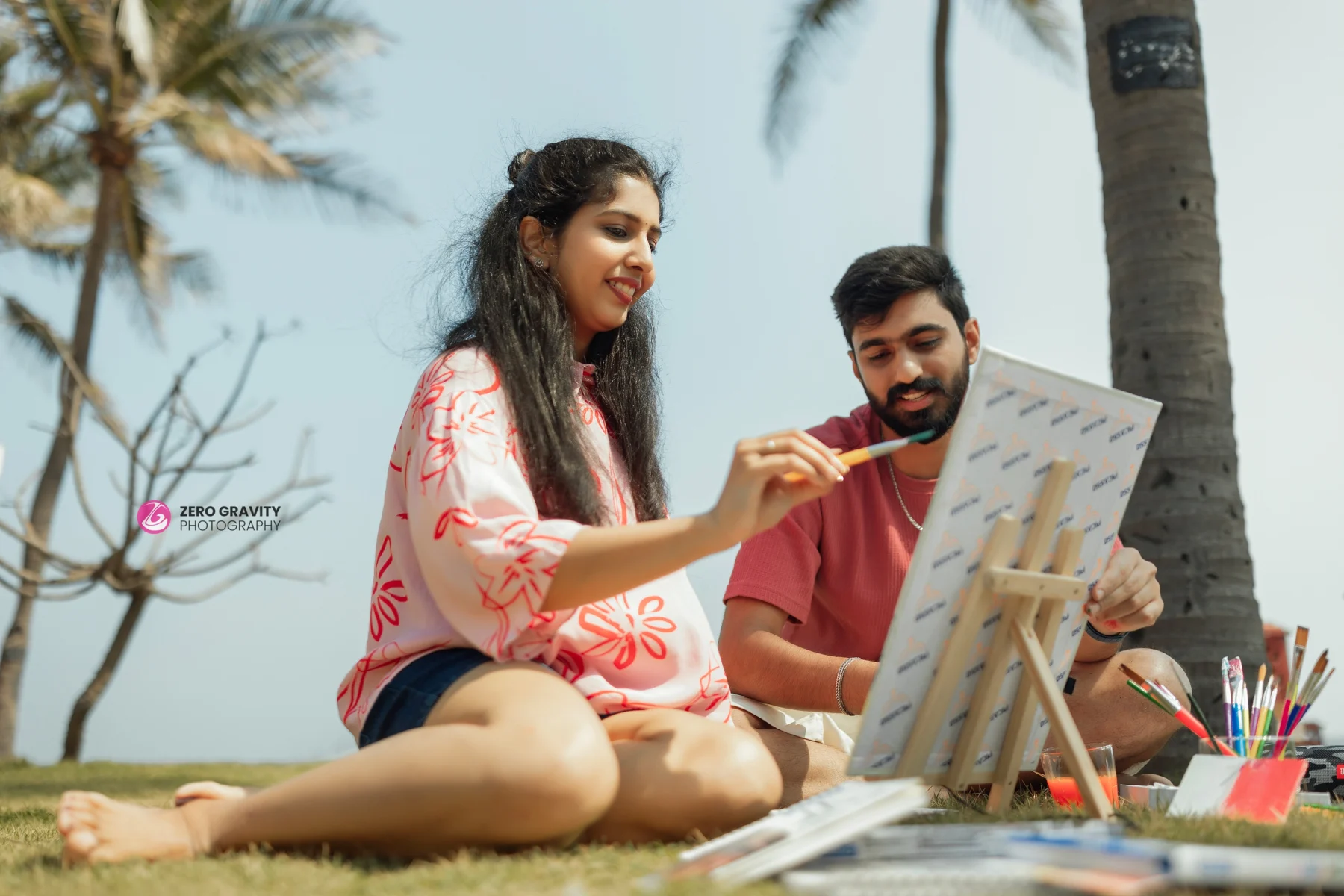 Bride and groom taking poses