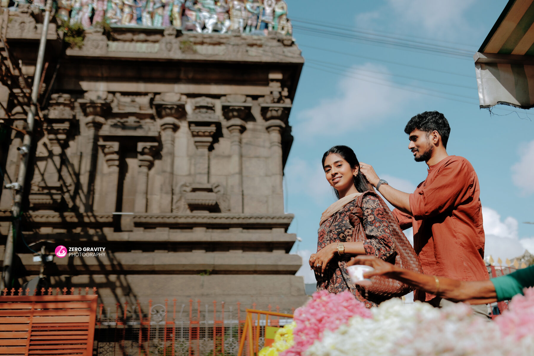 Bride and groom candid wedding photography in Chennai